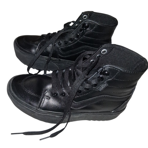 Vans Women's Filmore Hi Top Tapered Platform Sneakers Black Size 5.5 - Picture 6 of 10